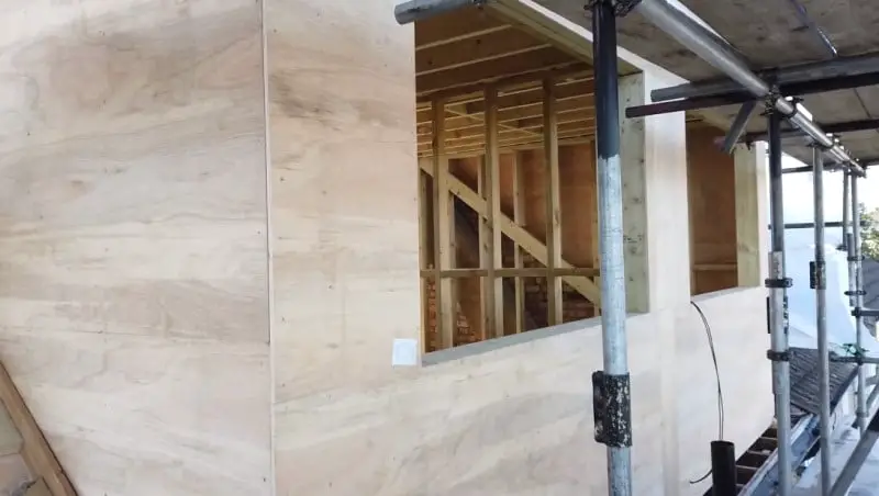Photo of a dormer loft conversion box like structure