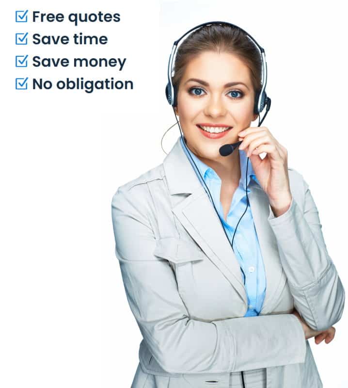 telemarketing agent photo with words free quotes